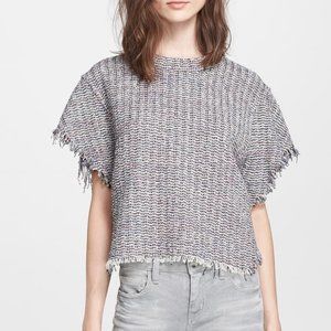 IRO Paris Devan Tweed Crop Top